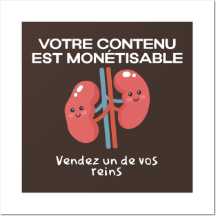 Votre contenu est monétisable Posters and Art